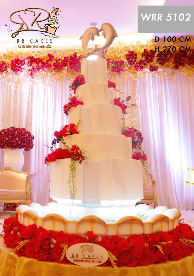 Weddingcake in 2019 - 5 tiers by RR CAKES - 007