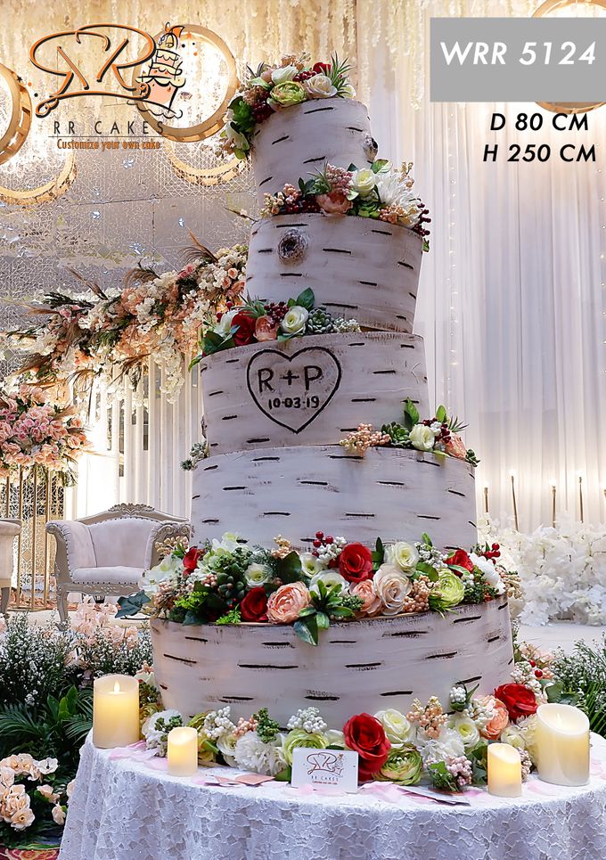 Weddingcake in 2019 - 5 tiers by RR CAKES - 022