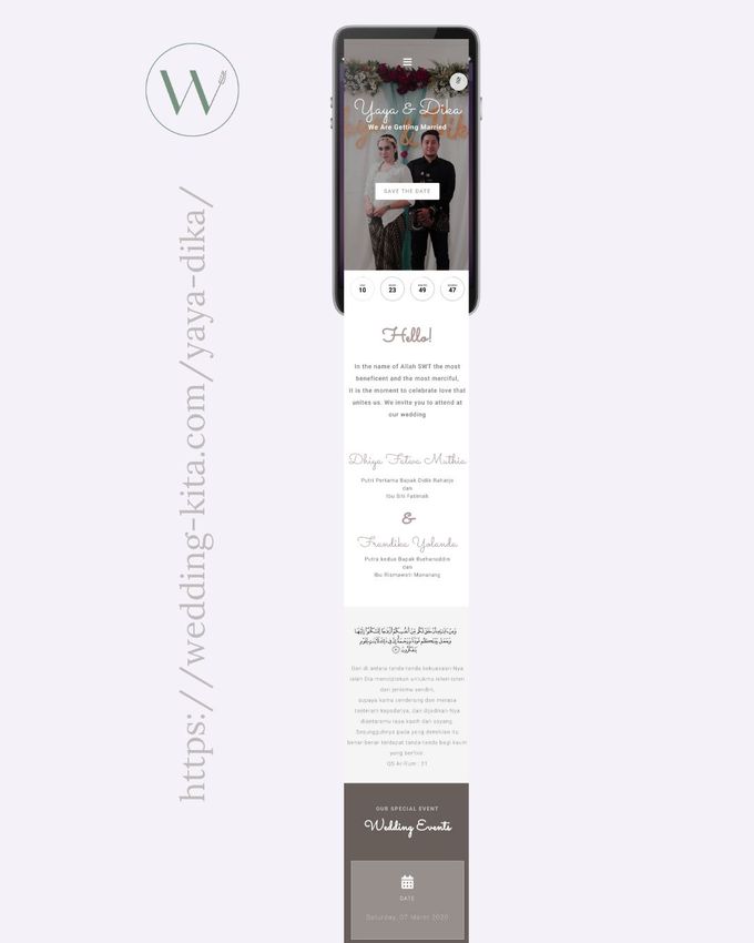 Undangan Digital Website Custom 7 by Wedding kita invitation - 001 Undangan Digital Website Custom 7 by Wedding kita invitation - 001