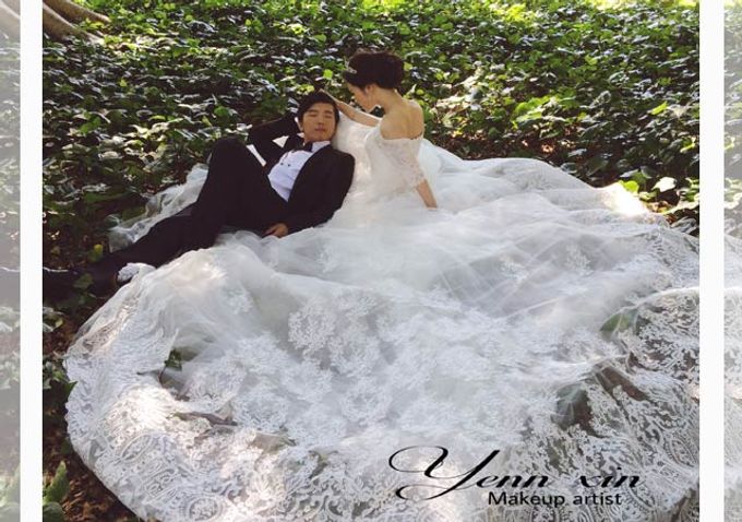 Wedding makeup by Yenn xin Makeup artist - 011