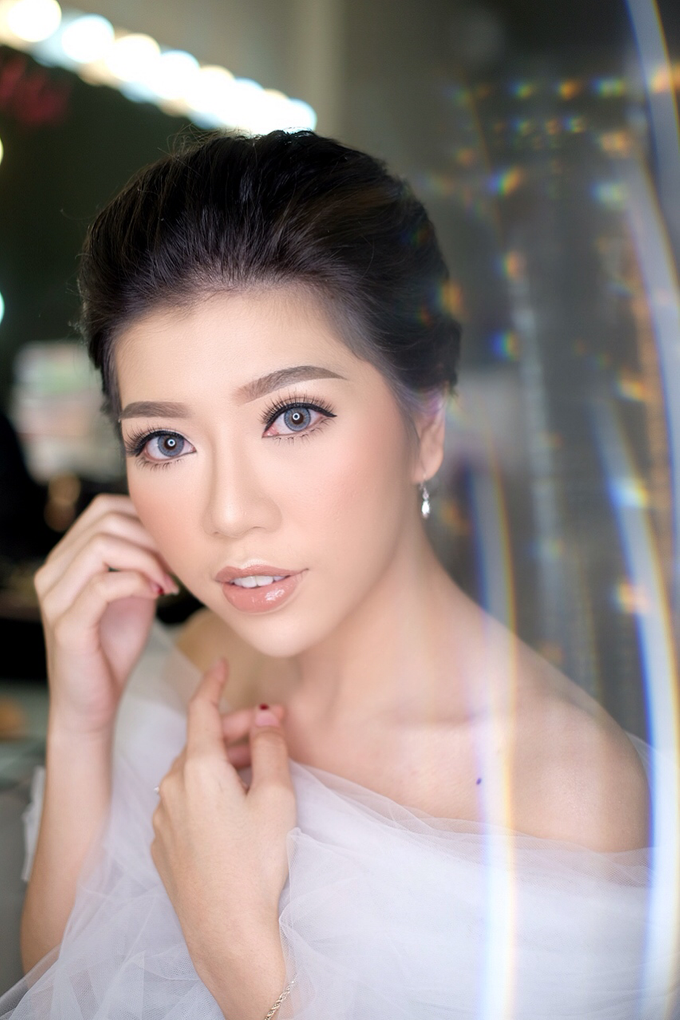 Makeup & Hairdo Engagement for Ms. Cynthia  by makeupbyyobel - 003