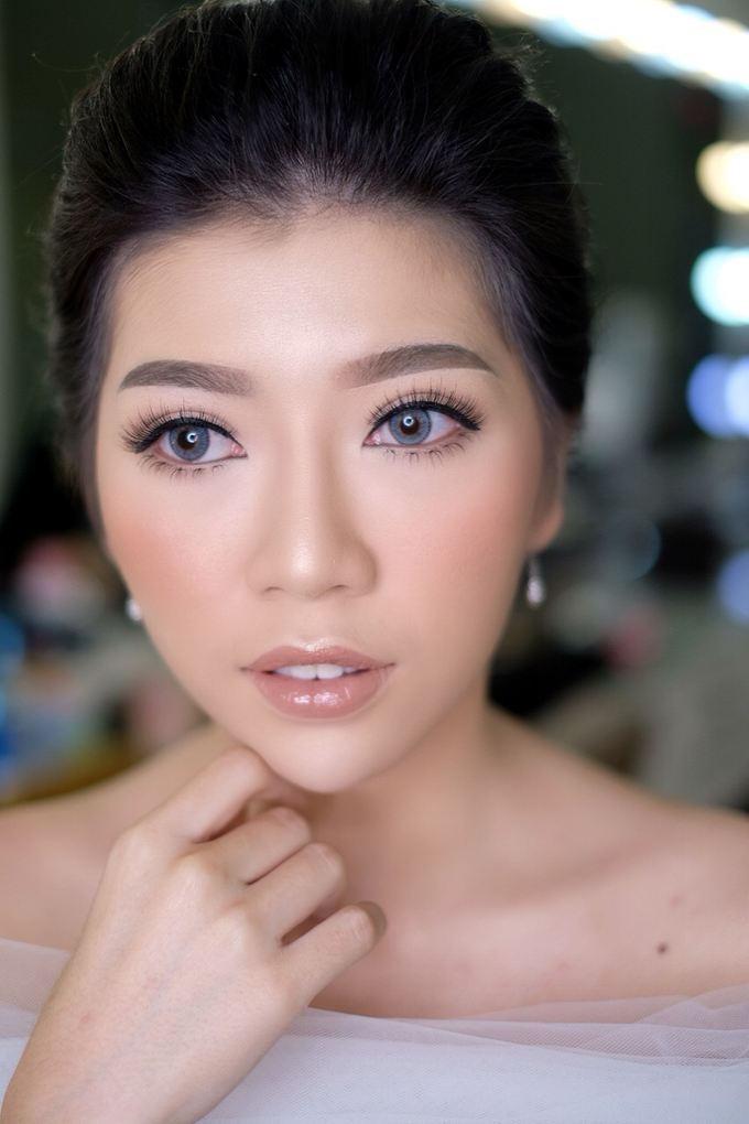 Makeup & Hairdo Engagement for Ms. Cynthia  by makeupbyyobel - 002