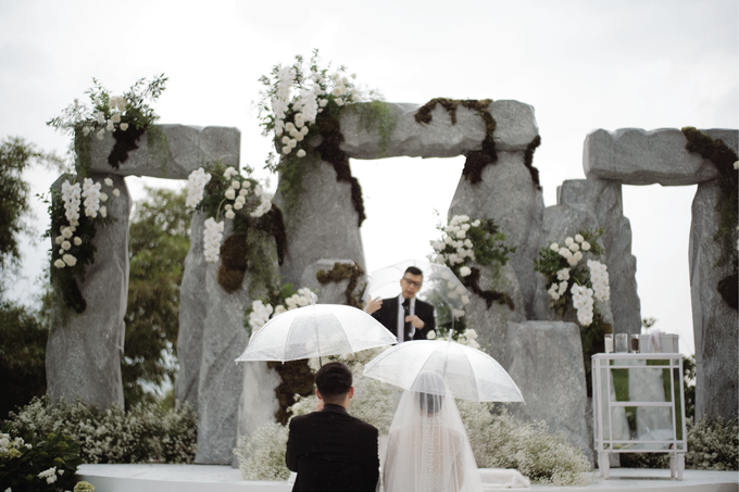 Arnold & Jessica Holy Martimony Decoration at Intercontonental Putting Green by Valentine Wedding Decoration - 024