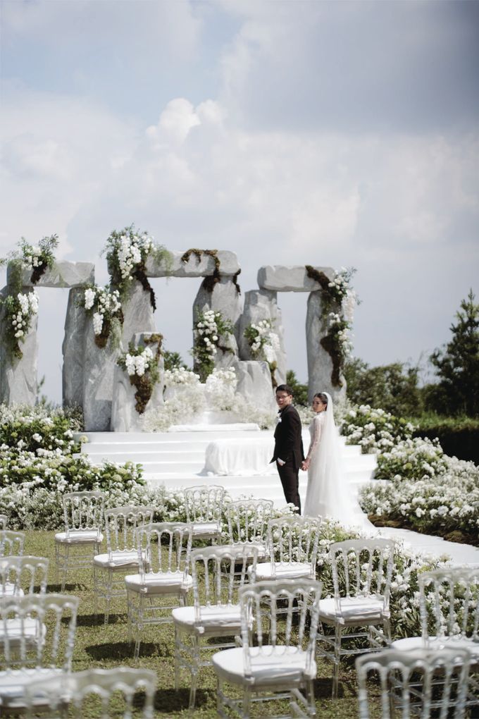 Arnold & Jessica Holy Martimony Decoration at Intercontonental Putting Green by Valentine Wedding Decoration - 001