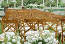 Summer Inspired Ceremonyscape Decoration by Pampas Home Studio