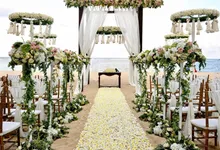 Beach front wedding by Marlyn Production