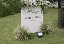 April & Dhika at The Pavilion, Kayu Menjangan by Kabita Wedding