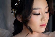 Wedding makeup hairdo by Veronicamakeup