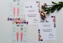 Bridesmaid Card by Artellery.id