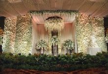 Elegant White and Gold by STEVE'S DECOR