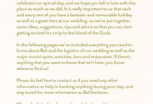 G&J Wedding Guide Booklet by CM Creative Concepts