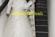 Broken White Gown by Jilbab Walimah