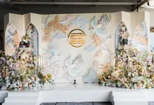Yoan & Edwin Engagement Decoration at Queen Legend by Valentine Wedding Decoration