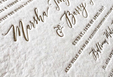 Modern Calligraphy invitation by angel calligraphy