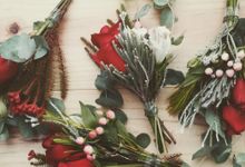 Rustic/Indie wedding by Flora woods