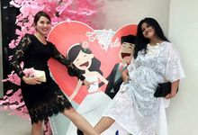 Standee Photo Booth by The Choco Wedding