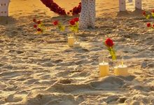 Beach Engagement for 2 by Book Your Dream Wedding Planner
