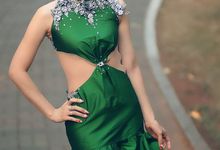 The Readystock - The Green Faerie by Siany Lee Couture