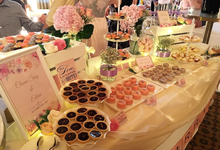 Pink Gold Purple Floral Elegant Dessert Table :) by Baker V
