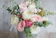 Romantic Rustic Wedding Bouquet by Andalusia Floral