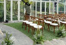 Summer Inspired Ceremonyscape Decoration by Pampas Home Studio
