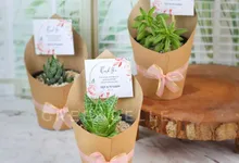 Wedding Of Edy & Yuliani - Sukulen Buket Kertas by Greenbelle Souvenir