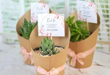 Wedding Of Edy & Yuliani - Sukulen Buket Kertas by Greenbelle Souvenir