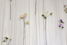 Engagement Drapping Backdrop by Pampas home co