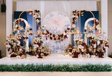 Jessica & Jimmy Engagement Decoration at Royal Dynasty by Valentine Wedding Decoration