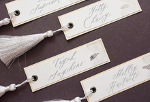 Calligraphy Stationery, Place Card, Tags by Meilifluous Calligraphy & Design