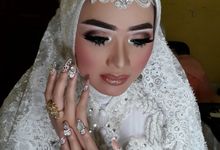 For Diah & Atep Wedding by Shafrani MakeUp