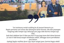 Wedding Testimony at Dome Harvest Lippo Karawaci Tangerang by Dome Harvest