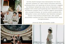 Wedding Testimony at Dome Harvest Lippo Karawaci Tangerang by Dome Harvest