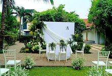 “Evergreen Elegance Backdrop” by FLOWERDECOR70